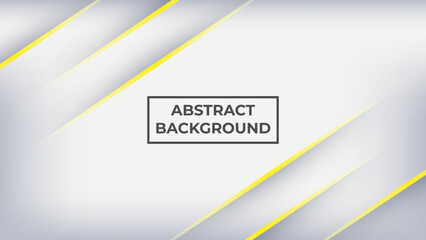 Abstract Silver Background with six yellow lines. Easy to edit
