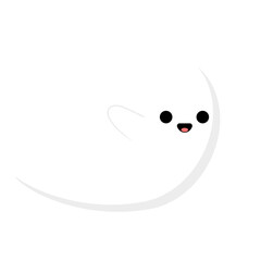 cute ghost illustration 