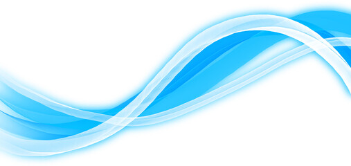 abstract blue line wave element