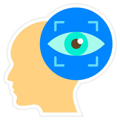 Vision Sticker Icon