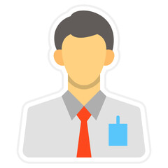 Employee Sticker Icon