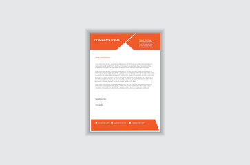 Modern Creative & Clean business style letterhead bundle of your corporate project design. set to print with vector & illustration. corporate letterhead. 