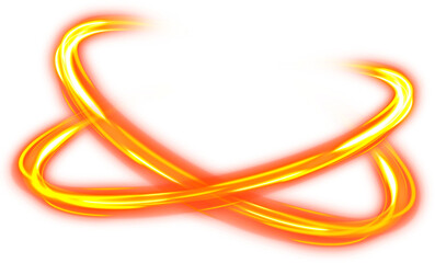 Naklejka premium shape made of fire