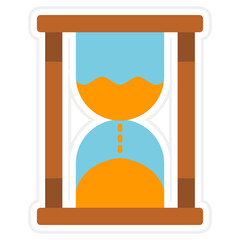 Hourglass Sticker Icon