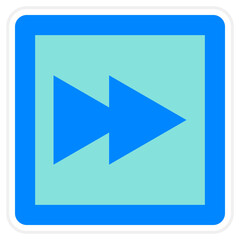 Forward Sticker Icon