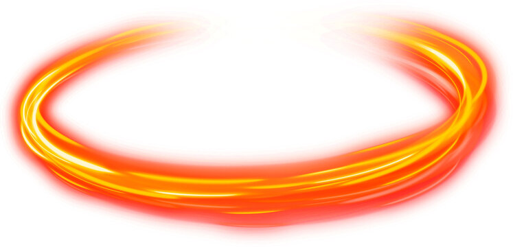 Orange Light Ring Effect