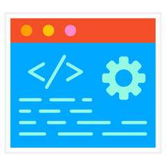 Development Sticker Icon