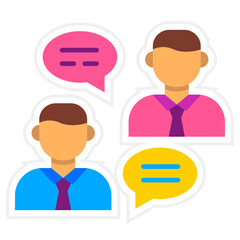 Conversation Sticker Icon