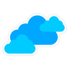 Clouds Sticker Icon