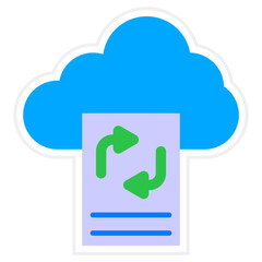 Backup File Sticker Icon