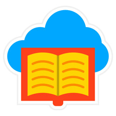 Ebook Sticker Icon