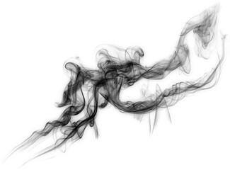 realistic cigarette smoke waves