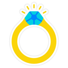 Ring Sticker Icon