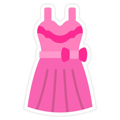 Wedding Dress Sticker Icon