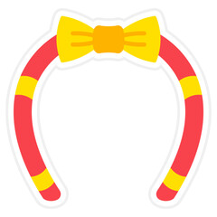 Headband Sticker Icon