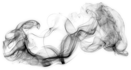 Tuinposter dynamic black fine smoke illustration © GraphicZone