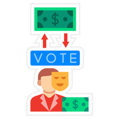 Corruption Sticker Icon