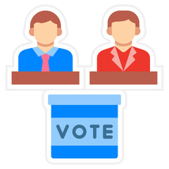 Elections Sticker Icon