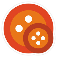 Button Sticker Icon