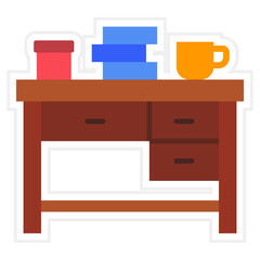 Table Sticker Icon