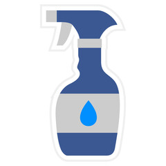 Cleaning Spray Sticker Icon