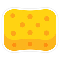 Sponge Sticker Icon