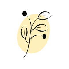 Abstract Flower Design. Use as Save the date floral cards and invitation or Wall decoration 