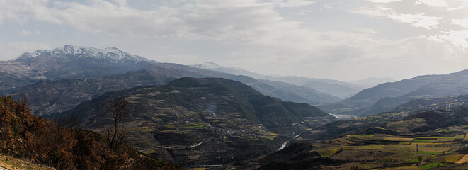 view from the top of the mountain
