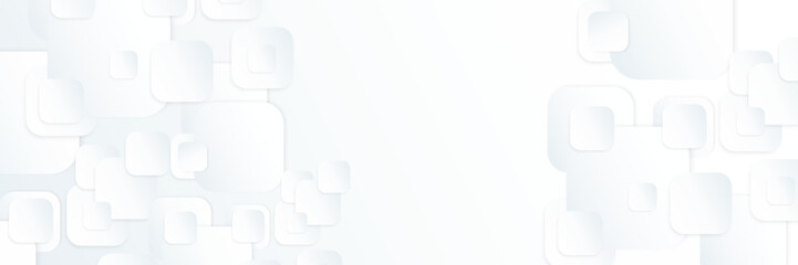 Visual White Banner with Soft Textures