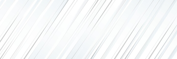 Fototapeta premium Clean and Minimalistic White Banner