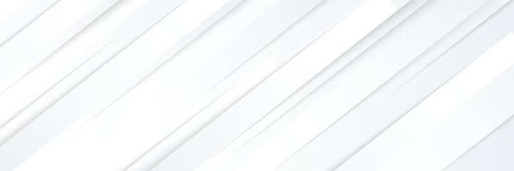 Obraz premium Digital White Banner for Web and Graphic Design