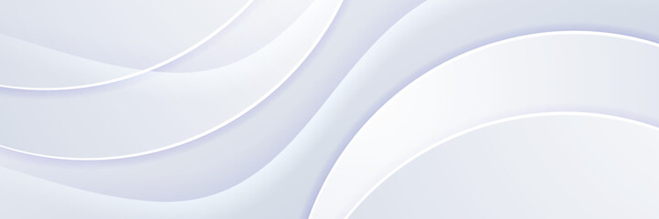 Modern White Background with Contemporary Design Elements