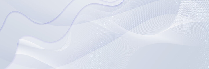 Corporate Banner with Simple Geometric Shapes