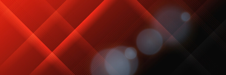 Intense Black and Red Abstract Banner for Edgy Design