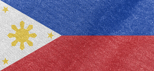 Philippines flag fabric cotton material wide flag wallpaper