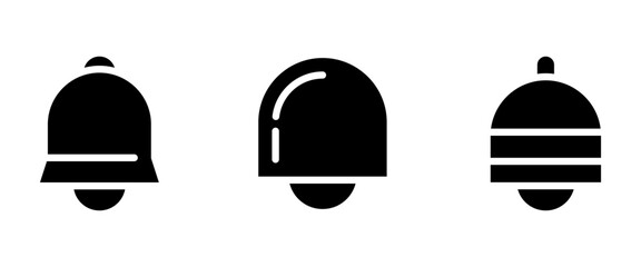 bell icon or logo isolated sign symbol vector illustration - high quality black style vector icons