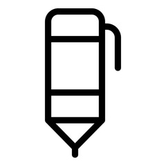 pencil icon or logo isolated sign symbol vector illustration - high quality black style vector icons