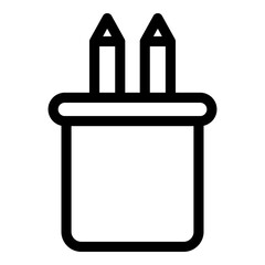 pencil icon or logo isolated sign symbol vector illustration - high quality black style vector icons