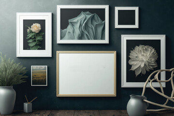 Photo Frame Gallery Wall Mockup