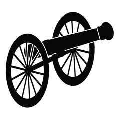 Fototapeta premium old cannon icon
