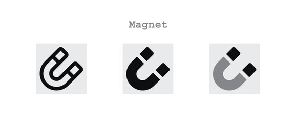 Magnet Tool Icons Sheet