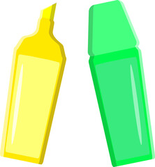 two highlighter object icon