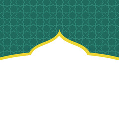 Islamic Header with Pattern
