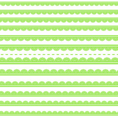 くすみカラーと春色フリルラインサイズ違い素材セット