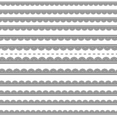 くすみカラーと春色フリルラインサイズ違い素材セット