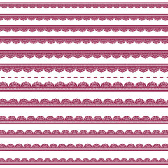 くすみカラーと春色フリルラインサイズ違い素材セット