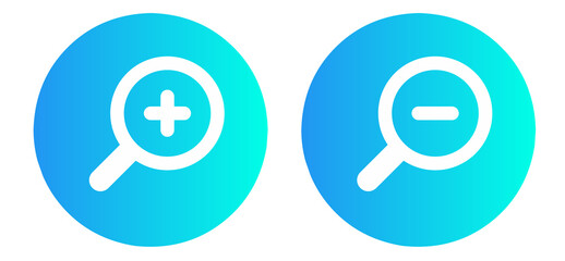 zoom in and zoom out icon