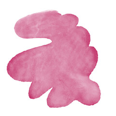 Pink Watercolor Abstract Shapes 