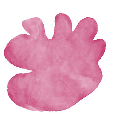 Pink Watercolor Abstract Shapes 