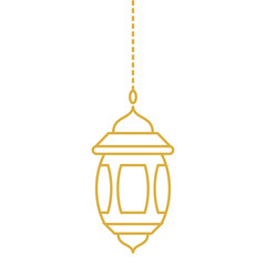Outline Islamic Lantern
